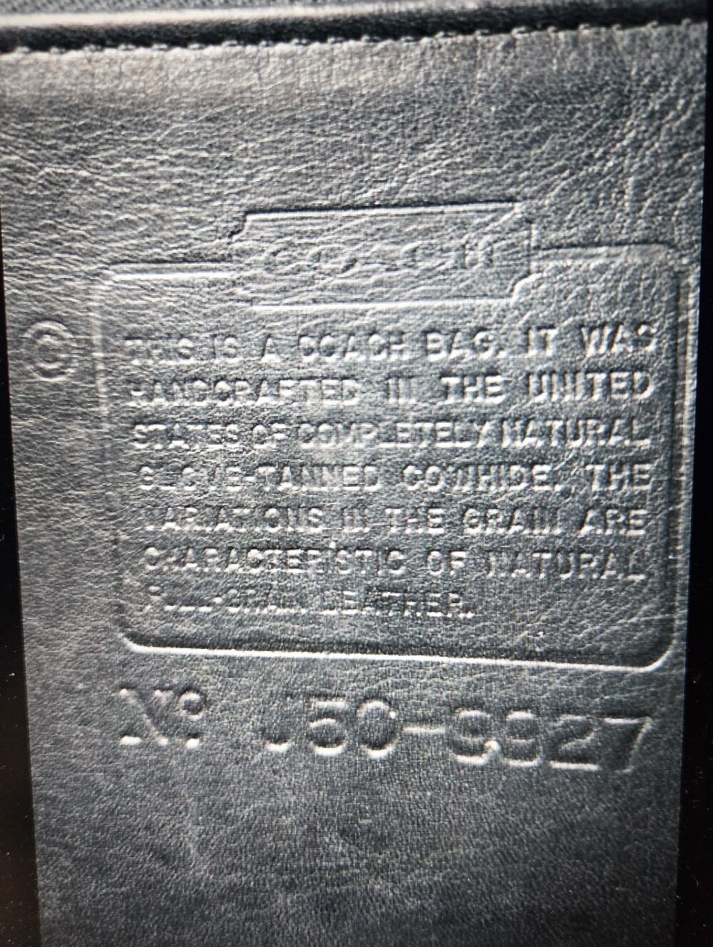 Vintage Coach Willis Black 9927 - Picture 10 of 16